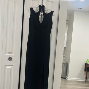 francais by huey waltzer black tie dress